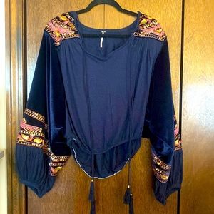 Free People flowy shirt